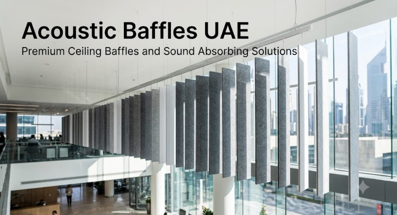 Acoustic Baffles UAE: Premium Ceiling Baffles and Sound Absorbing Solutions